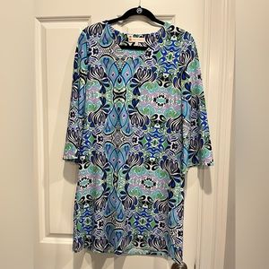 Jude Connally multicolored dress. Perfect for summer a summer day or evening